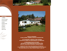 Tablet Screenshot of haus-am-wald-langweiler.de